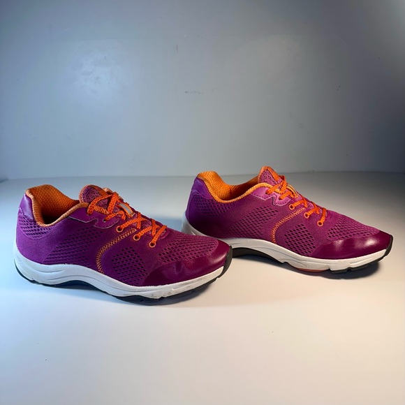 Vionic Women's Purple and Orange Athletic Lace-up Comfort walking shoes  Size 8 - Picture 2 of 8